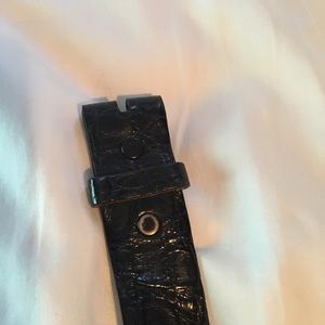 Leather men’s belt